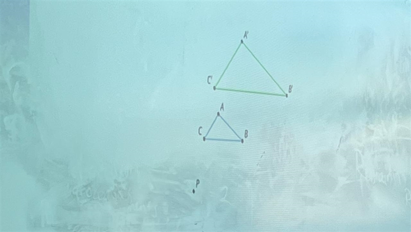 What do you notice about this two triangles? Help pls-example-1