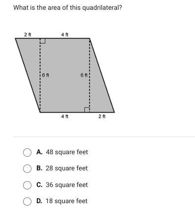 What is the area of the quadrilateral-example-1