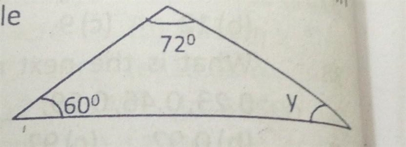 Find the size of the unknown angle in the triangle​-example-1