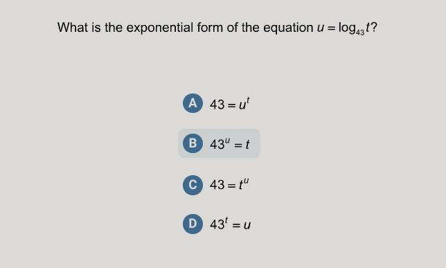 Put u=log^43*t in exponential form-example-1