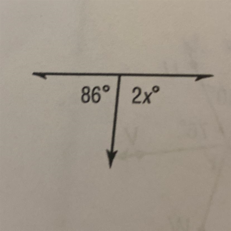 What is X equal to? PS it’s not 180-example-1