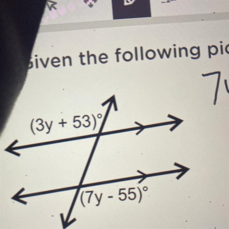 Find the value of the variable-example-1