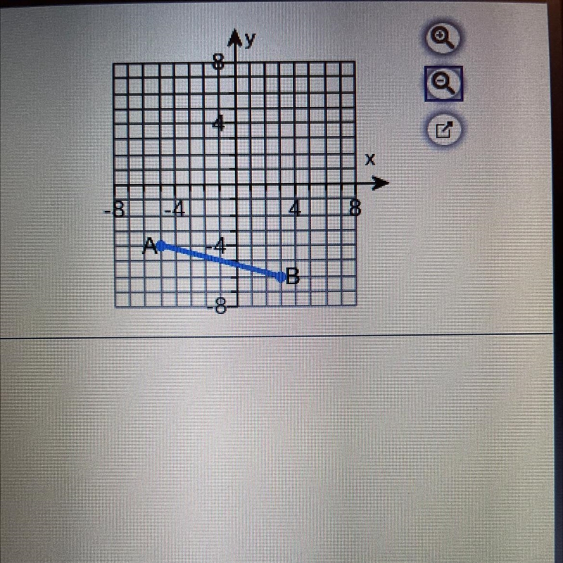 (A) Find AB, (B) the coordinates of the midpoint of AB-example-1