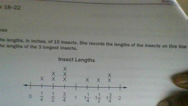 The answer choices are A. 2 1/4 inches B. 3 inches C. 4 1/2 inches D. 5 inches-example-4