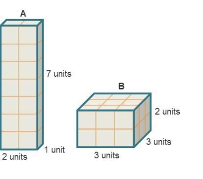 Which prism has a greater volume? Prism.-example-1