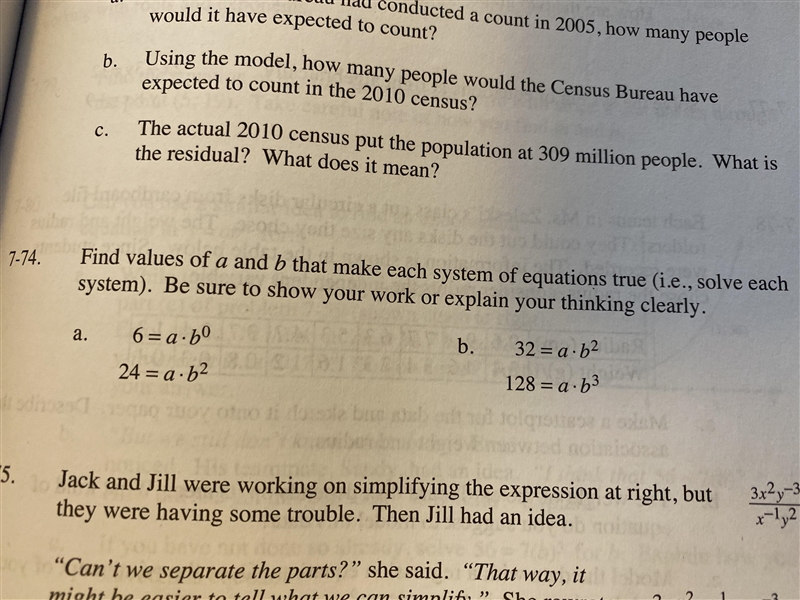 I need help with systems of equations!! Problem 7-74!-example-1