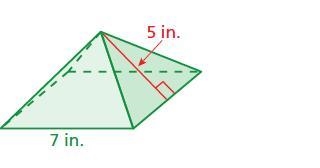 Find the surface area of the pyramid. The side lengths of the base are equal.-example-1