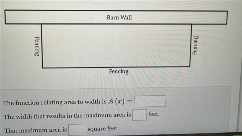 Mr. Harrell has 64 feet of fencing that he will use to build a rectangular enclosement-example-1