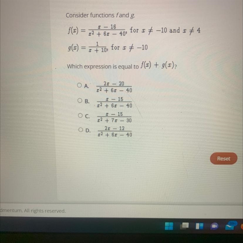 Consider functions f and g-example-1