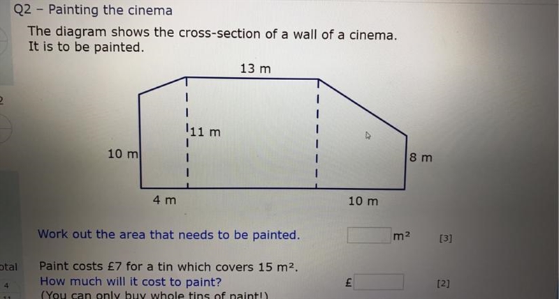 The diagram shows the cross-section of a wall of a cinema.-example-1