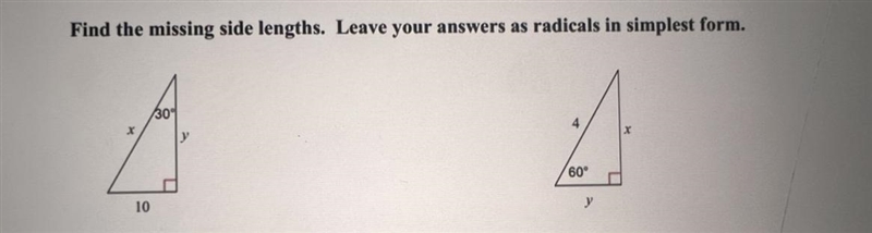 Can someone please help me answer this two part math problem, solve the first triangle-example-1