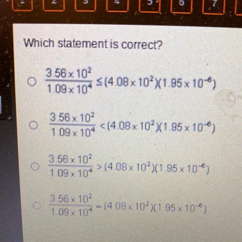 Which statement is correct?-example-1