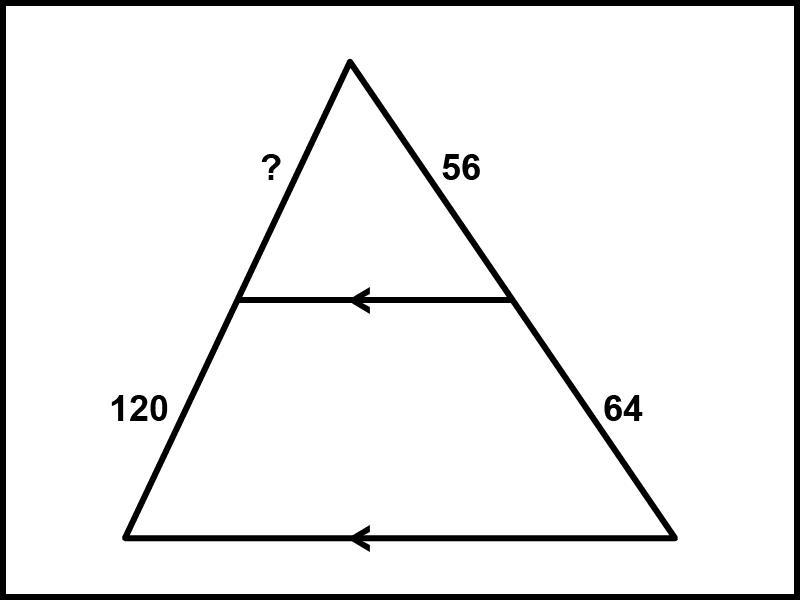 Find the missing segment in the image below.-example-1