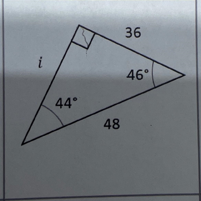 Using Pythagoras’ theorem or trigonometric ratios-example-1