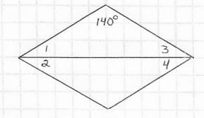 Find the measure of the numbered angles-example-1