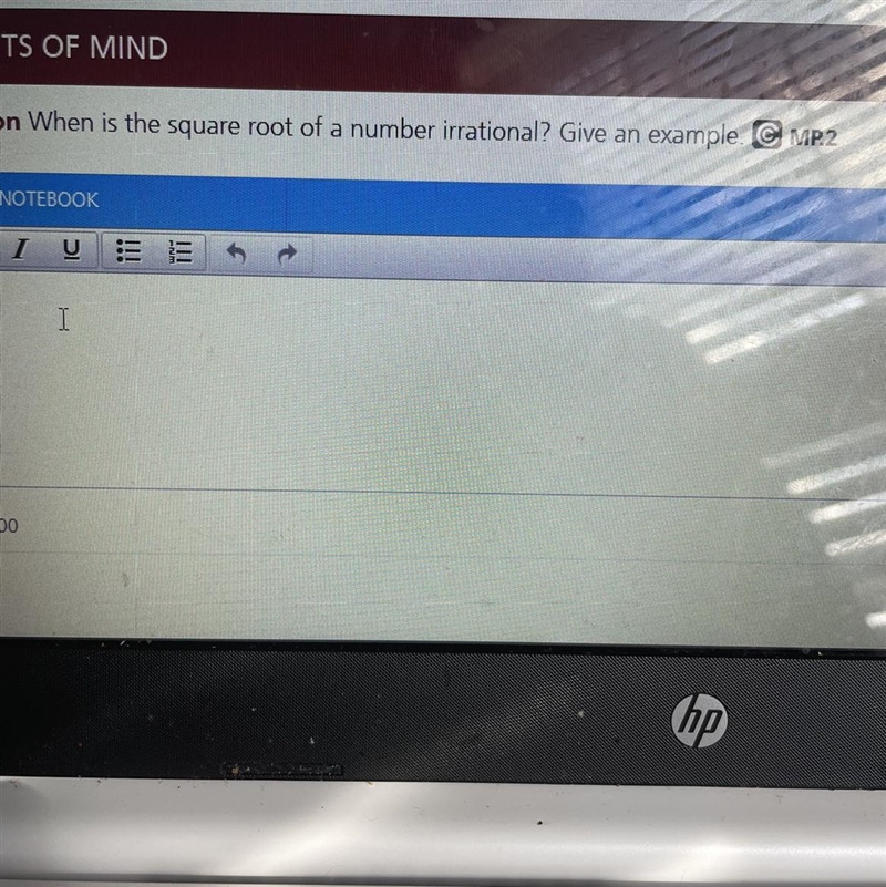 When is the square root of a number irrational give an example-example-1