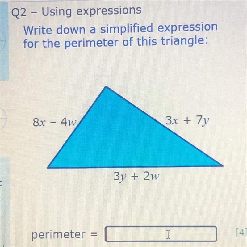 I need help finding our the perimeter-example-1