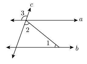 I need help! ASAP As shown in the figure below, a || b and c is the transversal, m-example-1