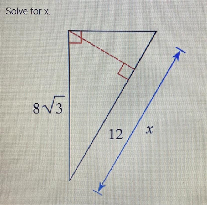 Solve for x. See picture for full problem. Please and thank you!-example-1