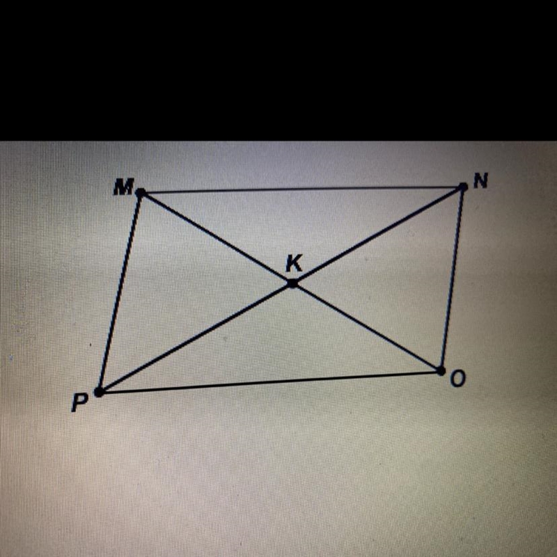 In parallelogram M NOP, PK = 5x and K N = n2 – 14. What is PN? A. 7 B. 36 C. 70 D-example-1