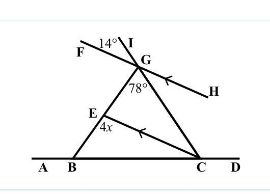 Find the value of x in each case.-example-1