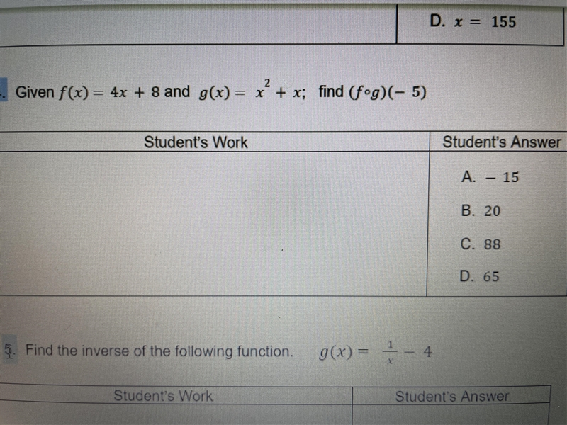 !NUMBER 4! please help!! show all work please-example-1