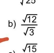 What is 12 root divided by 3 root (simplify)-example-1