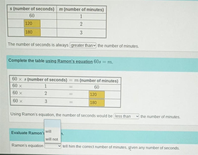 can someone please help me solve the "evaluate Ramon's equation" with the-example-1