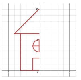 Use the rules of symmetry to determine 13 ordered pairs that would need to be plotted-example-1