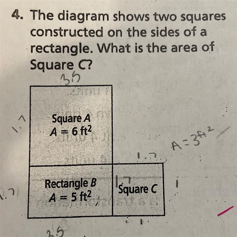 Please hurry! The diagram shows two squares constructed on the sides of a rectangle-example-1