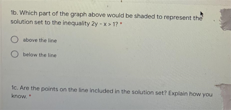 1. Here is a graph of the equation 2y - X = 1:-example-1