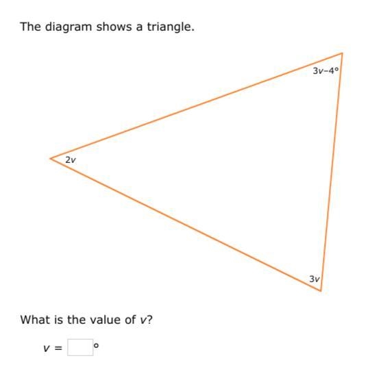 What is the value of v?-example-1