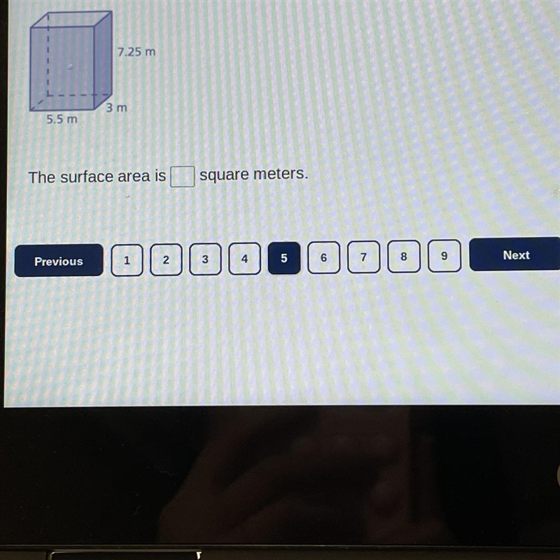 (Please help!) Find the surface area of the rectangular prism-example-1