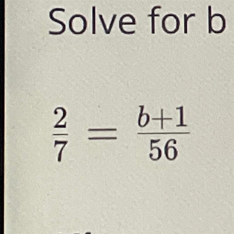 Solve for B in the proportion below-example-1