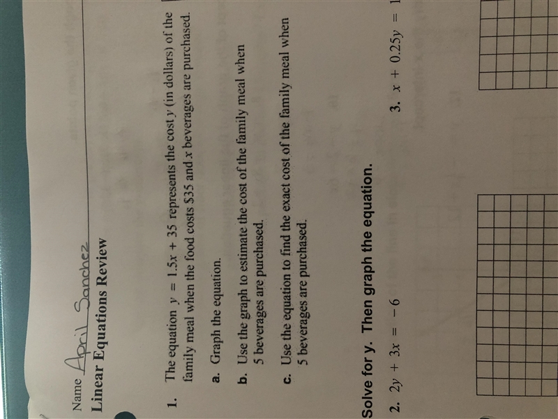 Need help doing 3 questions and graphing-example-1