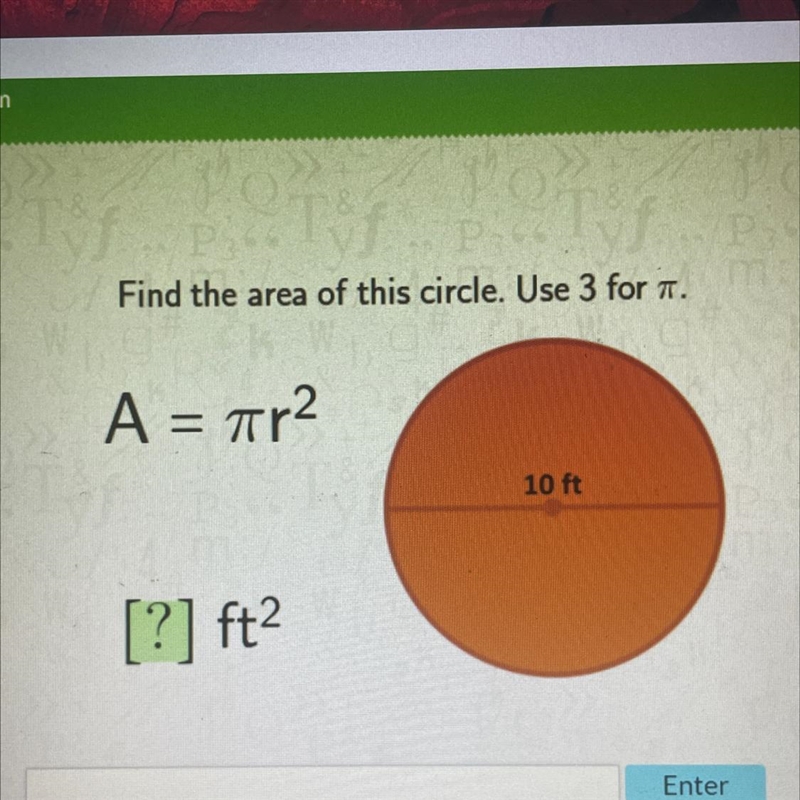 Find the area of this circle-example-1