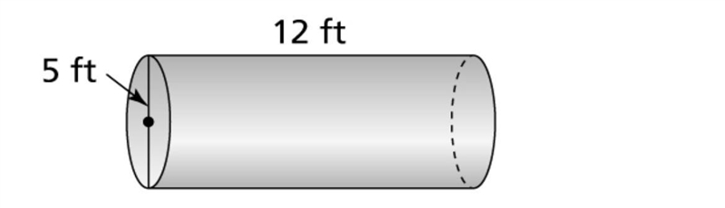 What is the volume of the cylinder? Use 3.14 for π, and round your answer to the nearest-example-1