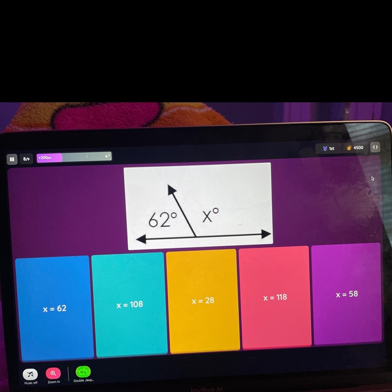 X = 118x = 58x = 28x = 62x = 108-example-1