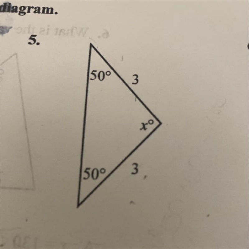 Find the value of x in this diagram.-example-1