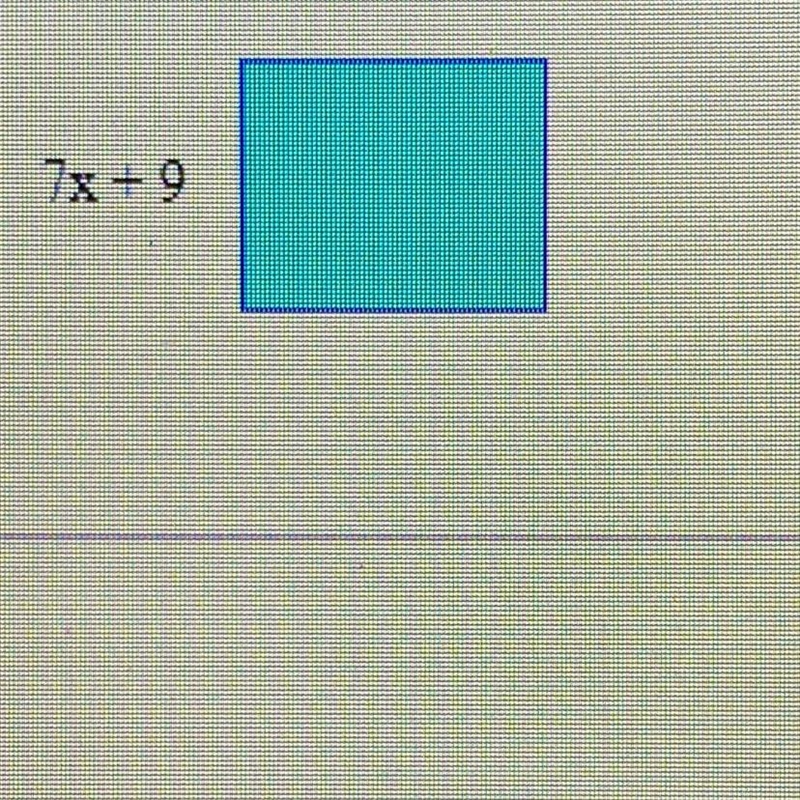 Find a polynomial that represents the area of the square.-example-1