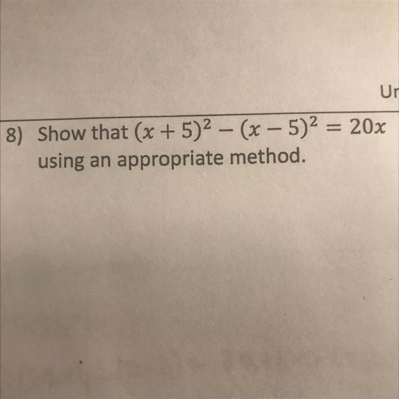 Show that (x+5)^2-(x-5)^2=20x-example-1