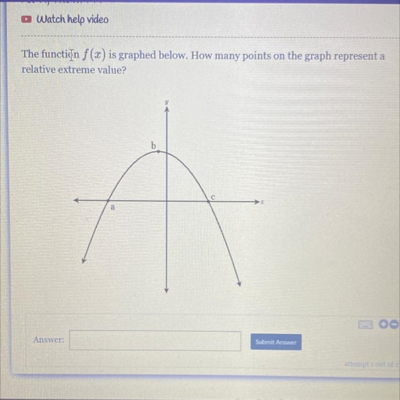 How many points on the graph represent a relative extreme value-example-1