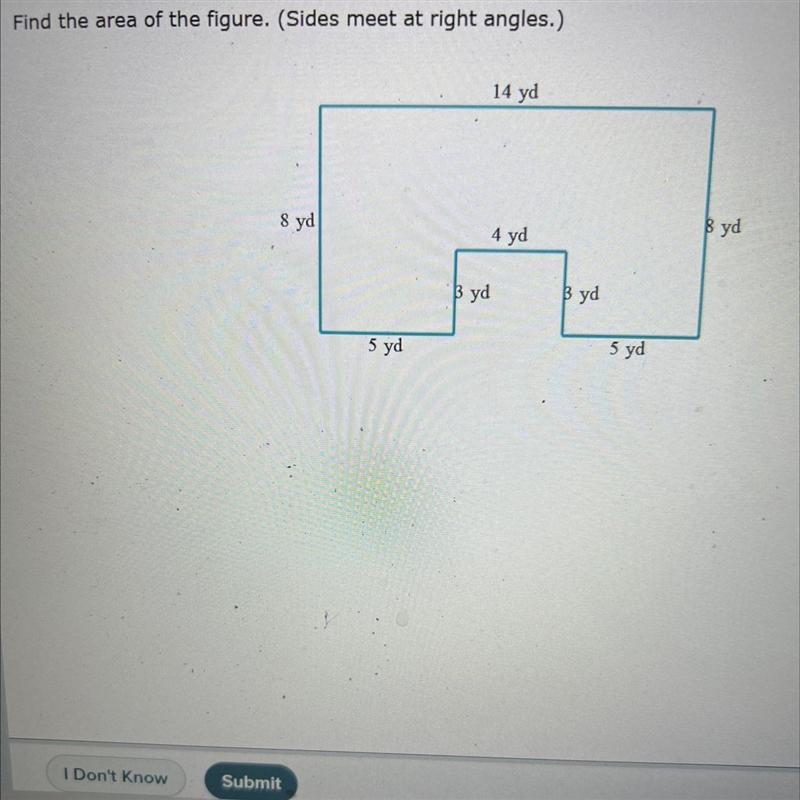 Find the area of the figure-example-1