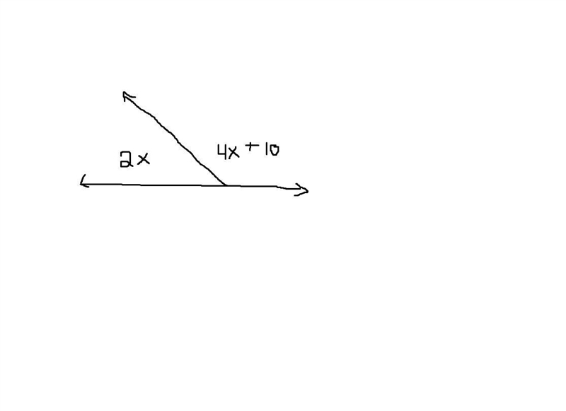 Find the angle of each side, and solve for x.-example-1