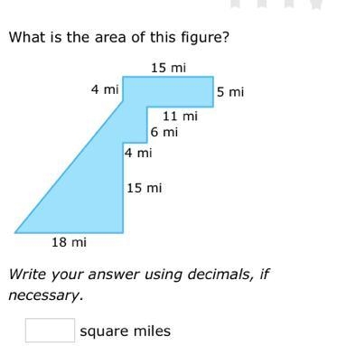 11:16 1 ( 61 < What is the area of this figure? 15 mi 4 mi 5 mi 11 mi 6 mi 4 mi-example-1