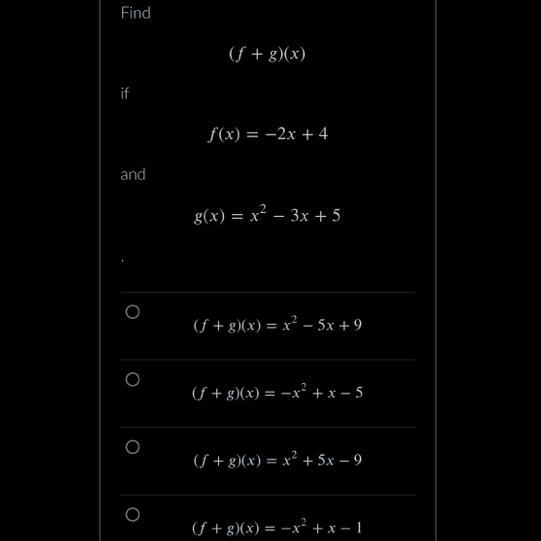 PLS HELP>>>>solving functions-example-1