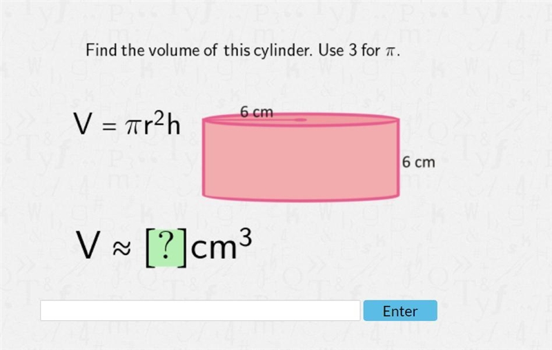 Find the volume of cylinder-example-1