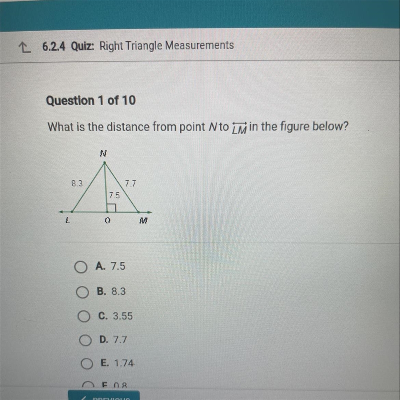 Please help me on how to solve for the distances-example-1