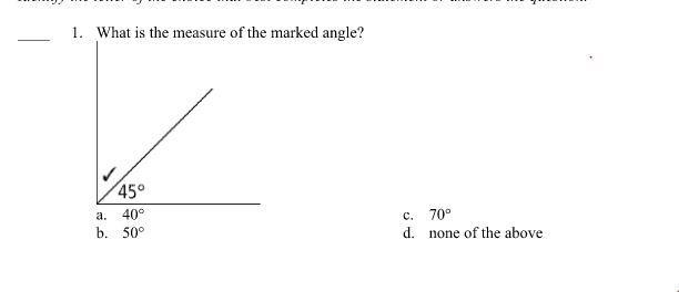 What is the measure of the marked angle?-example-1