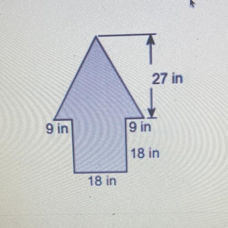 What is the area of the following figure? Make sure to use the formula sheet. A 126 B-example-1